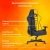 Кресло игровое Zombie VIKING KNIGHT Fabric синий Light-27 с подголов. крестов. металл - купить недорого с доставкой в интернет-магазине