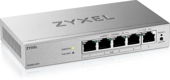 Коммутатор Zyxel GS1200-5HPV3-EU0101F (L2) 5x1Гбит/с 4PoE+ 68W управляемый - купить недорого с доставкой в интернет-магазине