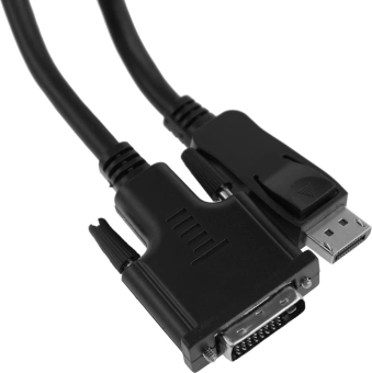 Кабель Ningbo DisplayPort (m) DVI-D Dual Link (m) 1.8м черный (блистер) - купить недорого с доставкой в интернет-магазине