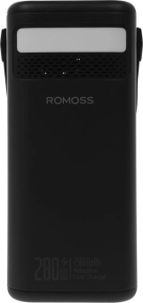 Мобильный аккумулятор Romoss PMT75 75000mAh QC3.0/PD3.0 280W 5A 2xUSB-A/2xUSB-C черный (1746779) - купить недорого с доставкой в интернет-магазине