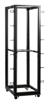 Стойка двухрамная Lanmaster TWT-RACK2-42U-ADJ 42U 480ммX560мм 1000кг черный - купить недорого с доставкой в интернет-магазине