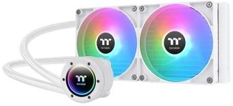 Система водяного охлаждения Thermaltake TH280 V2 Snow ARGB Soc-AM5/AM4/1151/1200/1700 белый 4-pin 34.7dB Al+Cu Ret (CL-W377-PL14SW-A) - купить недорого с доставкой в интернет-магазине