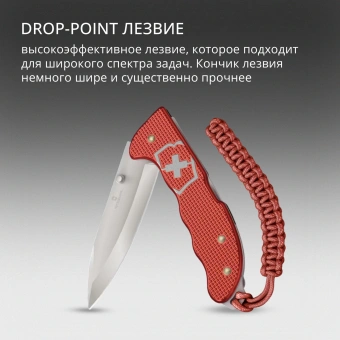 Нож перочинный Victorinox Evoke Alox LE 2025 Stone Red (0.9415.L25) 136мм 5функц. красный подар.коробка - купить недорого с доставкой в интернет-магазине