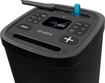 Колонка порт. Sven АС PS-950 черный 160W Mono BT/3.5Jack 8800mAh (SV-022396) - купить недорого с доставкой в интернет-магазине