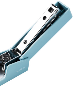 Степлер Deli NS084-BL Nusign 24/6 26/6 (20листов) синий 100скоб коробка - купить недорого с доставкой в интернет-магазине