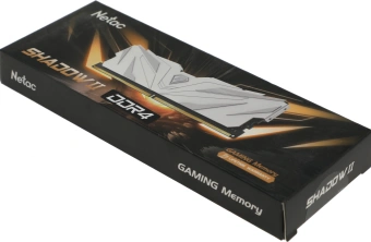 Память DDR4 8GB 3200MHz Netac NTSWD4P32SP-08W Shadow II RTL Gaming PC4-25600 CL16 DIMM 288-pin 1.35В Intel с радиатором Ret - купить недорого с доставкой в интернет-магазине