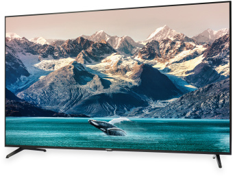 Телевизор LED Hyundai 75" H-LED75BU7002 Салют ТВ Metal черный 4K Ultra HD 60Hz DVB-T DVB-T2 DVB-C DVB-S DVB-S2 USB WiFi Smart TV - купить недорого с доставкой в интернет-магазине