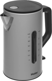 Чайник электрический Haier HK-601 1.7л. 3000Вт серебристый корпус: нерж.сталь (QA0082M00RU) - купить недорого с доставкой в интернет-магазине