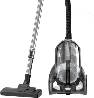 Пылесос Vitek VT-CV1230 2200Вт черный/серебристый - купить недорого с доставкой в интернет-магазине