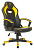 Кресло игровое Zombie GAME 16 черный/желтый эко.кожа/ткань крестов. пластик