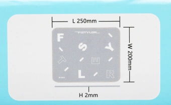 Коврик для мыши A4Tech FStyler FP25 Мини серый/белый 250x200x2мм (FP25 SILVER) - купить недорого с доставкой в интернет-магазине