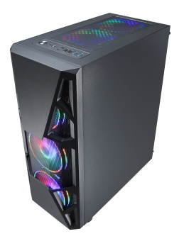 Корпус Formula CL-3303B RGB черный без БП ATX 2xUSB2.0 1xUSB3.0 audio bott PSU - купить недорого с доставкой в интернет-магазине