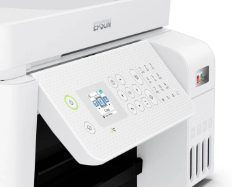 МФУ струйный Epson EcoTank L5296 (C11CJ65411) A4 WiFi белый - купить недорого с доставкой в интернет-магазине