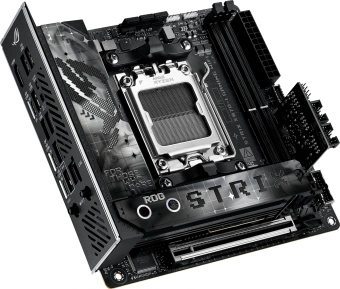 Материнская плата Asus ROG STRIX X870-I GAMING WIFI SocketAM5 AMD X870 2xDDR5 mini-ITX AC`97 8ch(7.1) 2.5Gg RAID+HDMI - купить недорого с доставкой в интернет-магазине