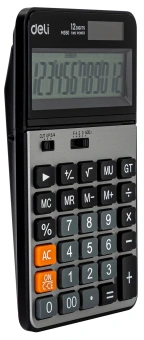 Калькулятор настольный Deli EM350 серебристый металлик 12-разр. - купить недорого с доставкой в интернет-магазине
