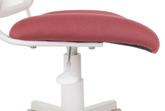 Кресло детское Бюрократ CH-W296NX белый TW-15 сиденье розовый 26-31 сетка/ткань крестов. пластик пластик белый - купить недорого с доставкой в интернет-магазине