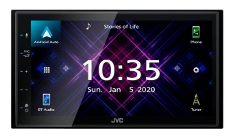 Автомагнитола JVC KW-M560BT 2DIN 4x50Вт v4.2 6.8" RDS - купить недорого с доставкой в интернет-магазине