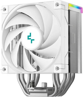 Устройство охлаждения(кулер) Deepcool AK500S Digital SE Wh ARGB Soc-AM5/AM4/1200/1700/1851 белый 4-pin 28dB Al+Cu LCD 240W 864gr Ret (R-AK500S-WHADMN-GJD) - купить недорого с доставкой в интернет-магазине