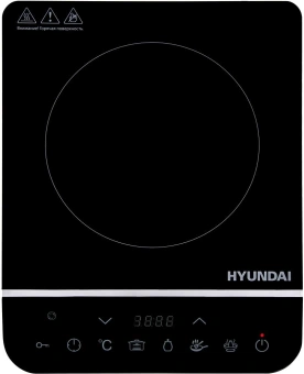 Плита Индукционная Hyundai HYC-0104 черный стеклокерамика (настольная) - купить недорого с доставкой в интернет-магазине