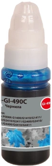 Чернила Cactus CS-GI-490C голубой 70мл для Canon PIXMA G1400/G1410/G1411/G2400/G2410/G2411/G3400/G3410/G3411/G4400/G4410/G4411 - купить недорого с доставкой в интернет-магазине
