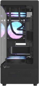 Корпус Formula Crystal Z1CM Plus AR v2 черный без БП mATX 5x120mm 1xUSB3.0 audio bott PSU - купить недорого с доставкой в интернет-магазине