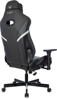 Кресло игровое Knight Thunder 5X черный экокожа крестов. металл - купить недорого с доставкой в интернет-магазине