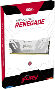 Память DDR5 16GB 8000MHz Kingston KF580C38RW-16 Fury Renegade RTL Gaming PC5-57600 CL38 DIMM 288-pin 1.45В single rank с радиатором Ret - купить недорого с доставкой в интернет-магазине