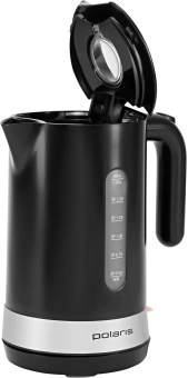 Чайник электрический Polaris PWK 1803C 1.8л. 2200Вт черный корпус: пластик - купить недорого с доставкой в интернет-магазине