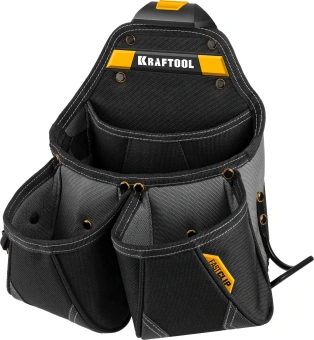 Сумка для инструментов Kraftool KBS-4 37карм. черный/желтый (38760-4) - купить недорого с доставкой в интернет-магазине