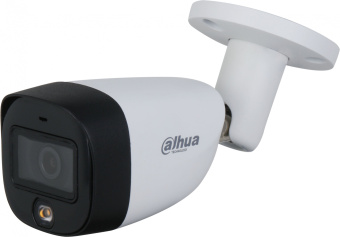Камера видеонаблюдения аналоговая Dahua DH-HAC-HFW1500CMP-IL-A-0360B-S2 3.6-3.6мм HD-CVI HD-TVI цв. корп.:белый (DH-HAC-HFW1500CMP-IL-A-0360B) - купить недорого с доставкой в интернет-магазине
