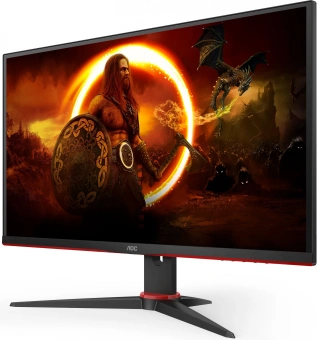 Монитор AOC 27" 27G2SPAE черный/красный IPS LED 1ms 16:9 HDMI M/M матовая 250cd 178гр/178гр 1920x1080 165Hz G-Sync FreeSync Premium VGA DP FHD 4.53кг - купить недорого с доставкой в интернет-магазине