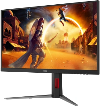 Монитор AOC 27" Q27G4S черный IPS LED 16:9 HDMI матовая HAS Piv 450cd 178гр/178гр 2560x1440 300Hz FreeSync DP Quad 2K (1440p) 5.33кг - купить недорого с доставкой в интернет-магазине