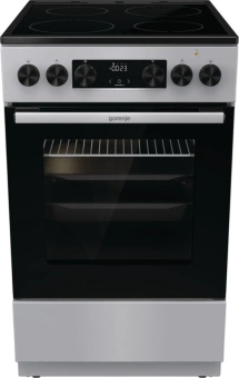 Плита Электрическая Gorenje GEC5C41SG серый стеклокерамика (без крышки) - купить недорого с доставкой в интернет-магазине