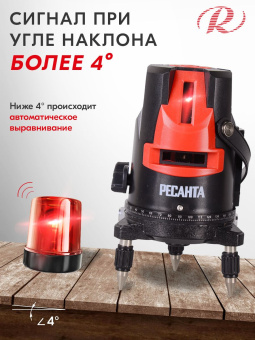 Нивелир лазерн. Ресанта ПЛ-3 2кл.лаз. 635нм цв.луч. красный 3луч. (61/10/518) - купить недорого с доставкой в интернет-магазине