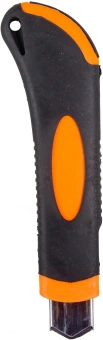Нож строит. Вихрь 18мм лезв.1шт оранжевый/черный (73/10/10/4) - купить недорого с доставкой в интернет-магазине