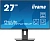 Монитор Iiyama 27" ProLite XUB2797UHSNP-B1 черный IPS LED 16:9 HDMI M/M матовая HAS Piv 1300:1 350cd 178гр/178гр 3840x2160 60Hz DP 4K USB 6.1кг