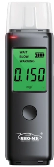 Алкотестер Sho-Me ALT-1500 электрохимический черный - купить недорого с доставкой в интернет-магазине