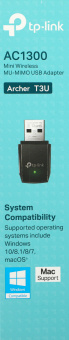 Сетевой адаптер Wi-Fi TP-Link Archer T3U AC1300 USB 3.0 - купить недорого с доставкой в интернет-магазине