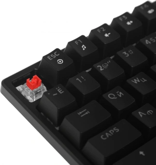 Клавиатура Defender Gk-596 механическая черный USB for gamer LED (45596) кабель 1.5м - купить недорого с доставкой в интернет-магазине