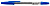 Ручка шариков. Silwerhof Basic прозрачный d=0.7мм син. черн. кор.карт. сменный стержень линия 0.5мм