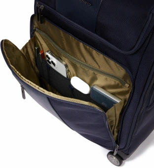 Чемодан Piquadro BRIEF2 (BV6271BR2/BLU) 40x20x55см 33л. нейлон/полиур. синий - купить недорого с доставкой в интернет-магазине