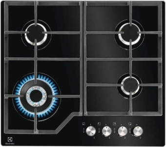 Газовая варочная поверхность Electrolux KGG64362K черный - купить недорого с доставкой в интернет-магазине
