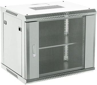 Шкаф коммутационный Rexant (04-0954-111) настенный 9U 400x542мм пер.дв.стекл серый - купить недорого с доставкой в интернет-магазине
