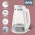 Чайник электрический Domfy DSW-EK505 1.9л. 3000Вт белый/прозрачный корпус: стекло/пластик - купить недорого с доставкой в интернет-магазине