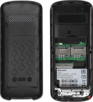 Мобильный телефон Xenium X160 черный моноблок 1.77" 128x160 Nucleus GSM900/1800 MP3 - купить недорого с доставкой в интернет-магазине