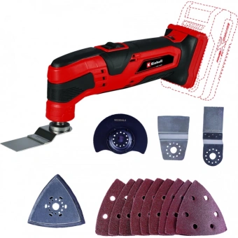 Многофункциональный инструмент Einhell PXC TC-MG 18 Li красный/черный (4465170SET) - купить недорого с доставкой в интернет-магазине