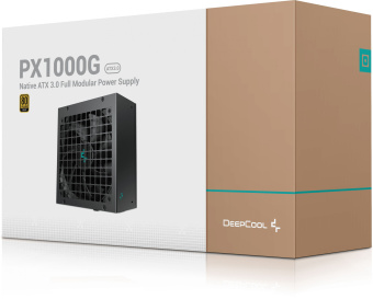 Блок питания Deepcool ATX 1000W PX1000G Gen.5 80+ gold 24+2x(4+4) pin APFC 120mm fan 8xSATA RTL - купить недорого с доставкой в интернет-магазине