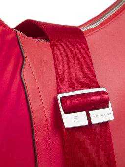 Сумка женская Piquadro Lyra BD6657W92T/R красная ткань/натур.кожа - купить недорого с доставкой в интернет-магазине