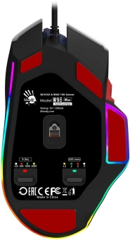 Мышь A4Tech Bloody W95 Max Sports синий/белый оптическая 12000dpi USB 10but (W95 MAX SPORTS NAVY) - купить недорого с доставкой в интернет-магазине