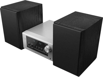 Микросистема Panasonic SC-PM700EE-S серебристый 80Вт CD CDRW FM USB BT - купить недорого с доставкой в интернет-магазине